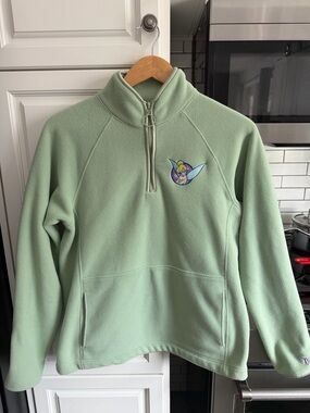 Disneyland sz S Women’s Fleece Pullover | Tinkerbell patch
